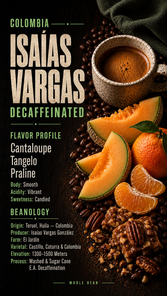 COLOMBIA • ISAÍAS VARGAS GONZÁLEZ • DECAFFEINATED
