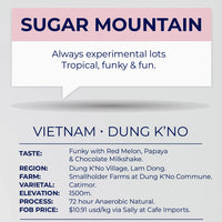 SUGAR MOUNTAIN, by the Dung K’No Commune